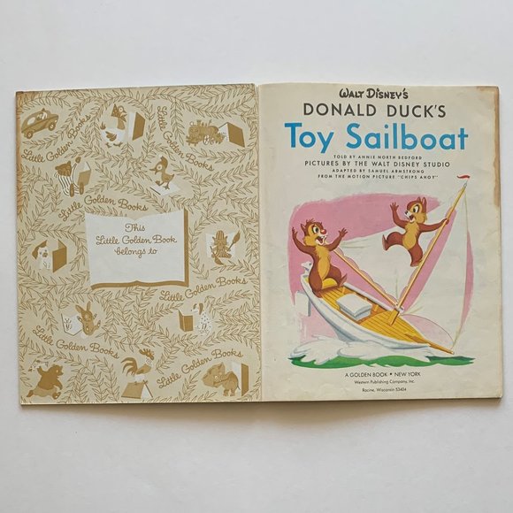 Walt Disney Vintage Golden Books - Donald Duck (1954) & Winnie-the-Pooh (1982) - Picture 6 of 12